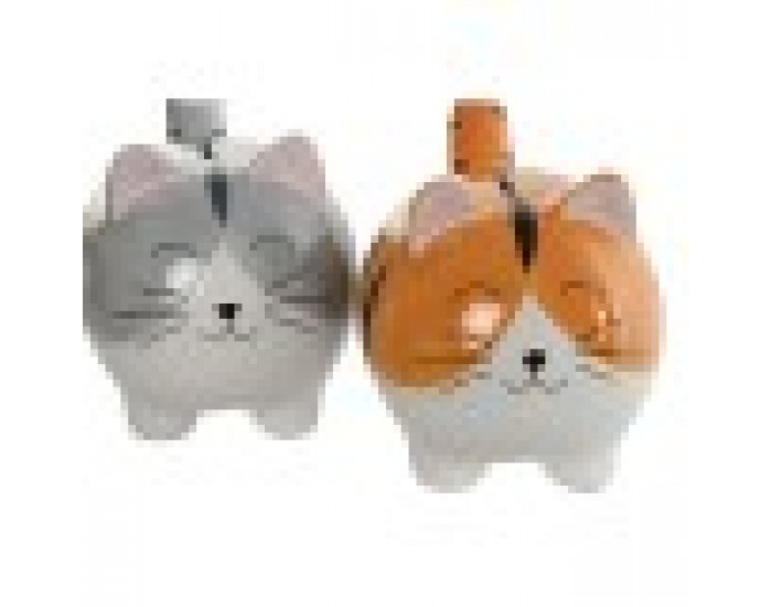 Cпестовна касичка Home ESPRIT Dolomite Котка 16 x 11 x 13 cm (2 броя)