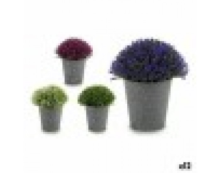 Декоративно Растение Пластмаса (14 x 15 x 14 cm) (12 броя)