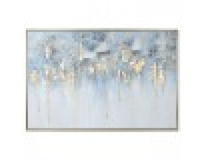 Картина Home ESPRIT Син Бял Абстрактен Модерен 187 x 3,8 x 126 cm