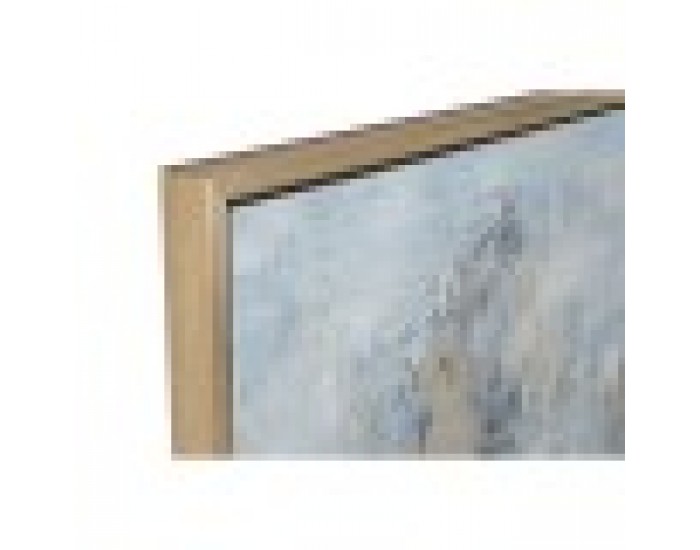 Картина Home ESPRIT Син Бял Абстрактен Модерен 187 x 3,8 x 126 cm