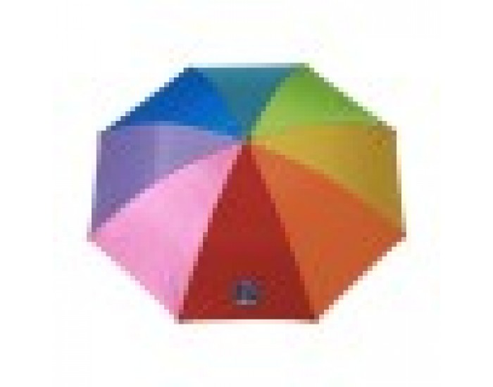 Плажен чадър Многоцветен Ø 200 cm SPF50+