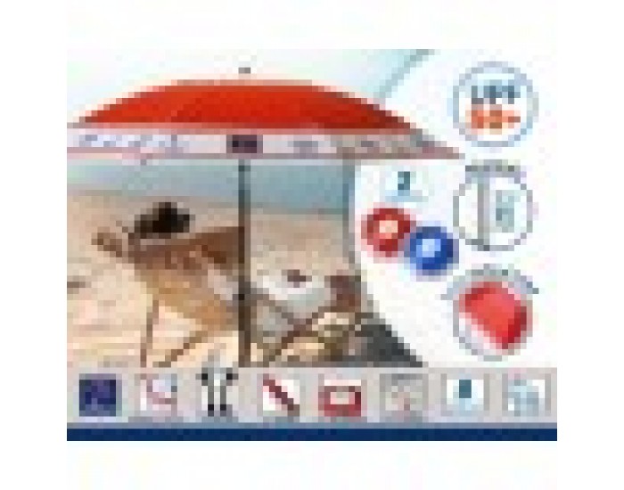 Плажен чадър Ø 200 cm SPF50+ Котва