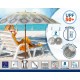 Плажен чадър Ø 180 cm SPF50+ Ориенталски