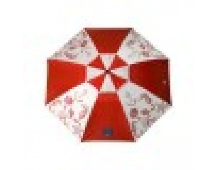 Плажен чадър Червен Ø 180 cm SPF50+ Военен