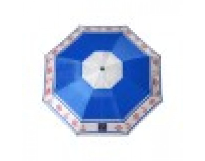 Плажен чадър Син Ø 200 cm SPF50+ Котва