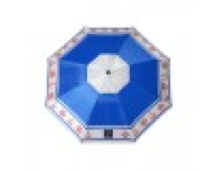 Плажен чадър Син Ø 200 cm SPF50+ Котва