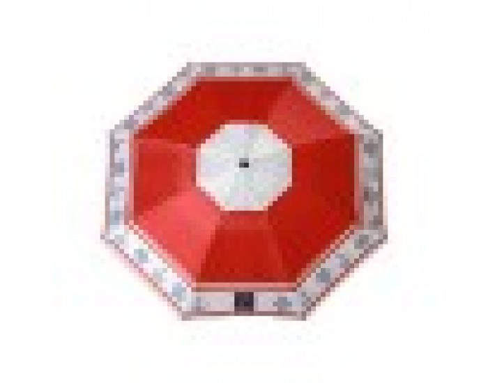 Плажен чадър Червен Ø 200 cm SPF50+ Котва