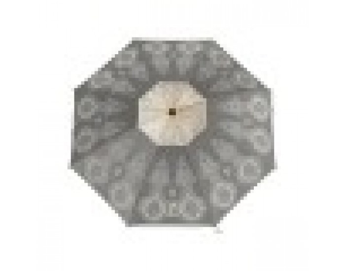 Плажен чадър Сив Ø 180 cm SPF50+ Boho