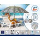 Плажен чадър Ø 220 cm SPF50+ Ориенталски