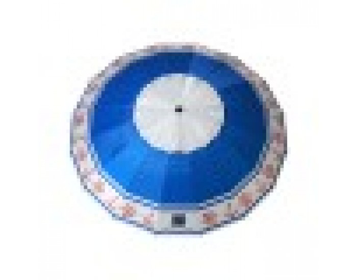 Плажен чадър Син Ø 240 cm SPF50+ Котва