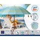 Плажен чадър Син Ø 240 cm SPF50+ Плажен чадър Син Ø 240 cm SPF50+