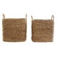 Игра на Кошници DKD Home Decor Bali (38 x 38 x 36 cm) (42 x 42 x 39 cm) (2 pcs)