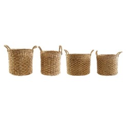 Игра на Кошници DKD Home Decor Юта (4 pcs) - Кутии, Органайзери и Други продукти за съхранение