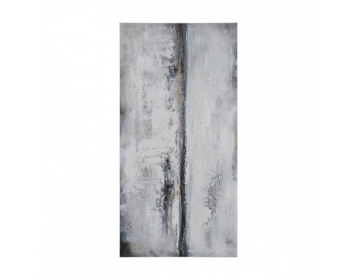 Картина Сив Абстрактен 120 x 3 x 60 cm