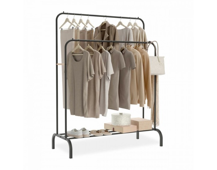 Kübaraalus Newlux Hangy Duo 30 Черен Метал 115 x 50 x 150 cm