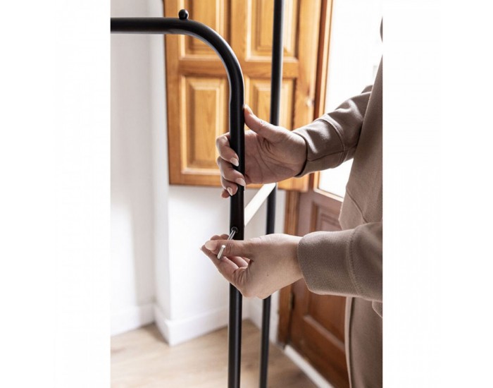 Kübaraalus Newlux Hangy Duo 30 Черен Метал 115 x 50 x 150 cm