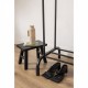 Kübaraalus Newlux Hangy Duo 30 Черен Метал 115 x 50 x 150 cm