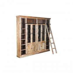 Лавица Home ESPRIT Метал Дърво манго 248 x 36 x 221 cm - Етажерки