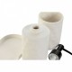 Комплект за Баня Home ESPRIT Бял ABS Dolomite 17,5 x 9,5 x 18 cm 3 Части Комплект за Баня Home ESPRIT Бял ABS Dolomite 17,5 x 9,5 x 18 cm 3 Части