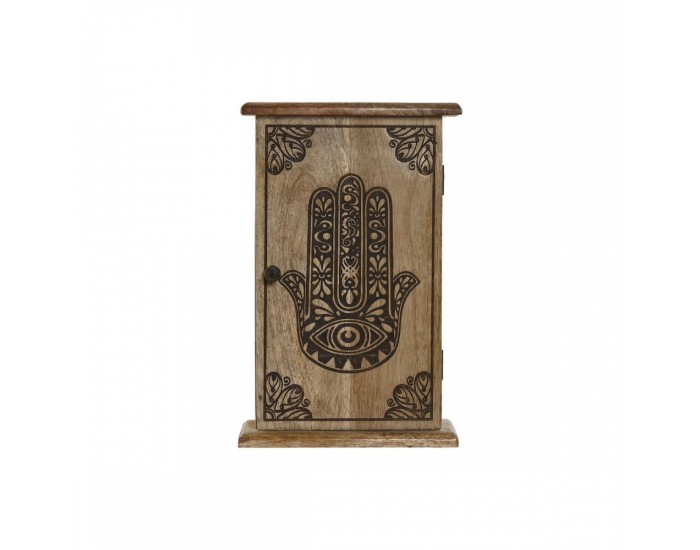 Шкаф за ключове Home ESPRIT Естествен 18 x 7,5 x 28 cm Шкаф за ключове Home ESPRIT Естествен 18 x 7,5 x 28 cm