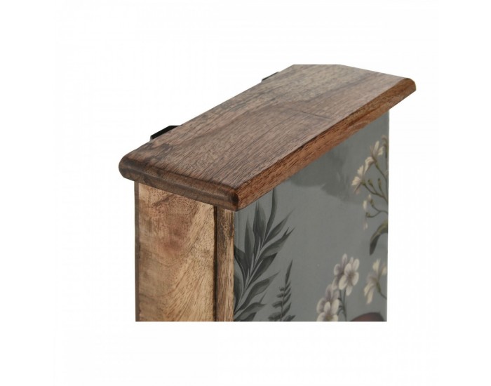 Шкаф за ключове Home ESPRIT Естествен 18 x 7,5 x 28 cm Шкаф за ключове Home ESPRIT Естествен 18 x 7,5 x 28 cm