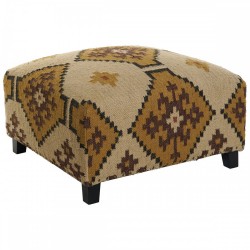 Cтепенки Home ESPRIT Бежов Горчица 80 x 80 x 44 cm - Табуретки