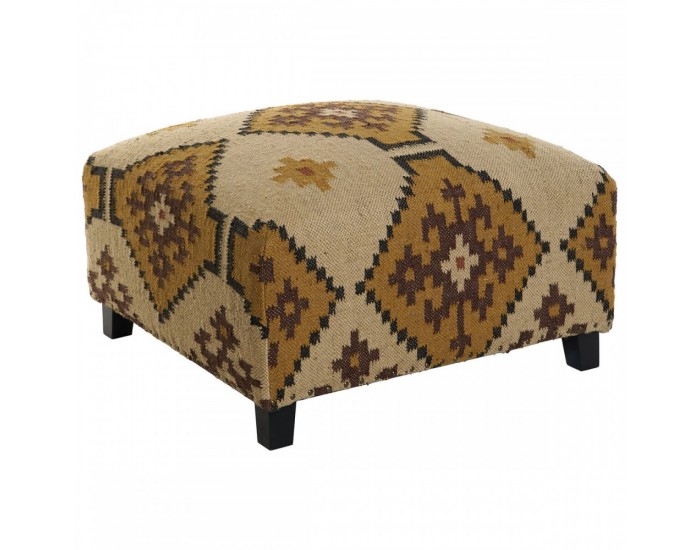 Cтепенки Home ESPRIT Бежов Горчица 80 x 80 x 44 cm Cтепенки Home ESPRIT Бежов Горчица 80 x 80 x 44 cm