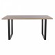 Трапезна маса Home ESPRIT Кафяв Черен Желязо Дървен MDF 160 x 90 x 75 cm Трапезна маса Home ESPRIT Кафяв Черен Желязо Дървен MDF 160 x 90 x 75 cm