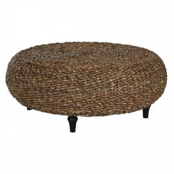 Маса за кафе Home ESPRIT Естествен 119 X 119 X 46 cm - Комплекти маси и столове