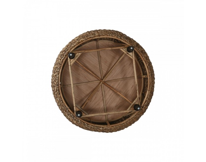 Маса за кафе Home ESPRIT Естествен 119 X 119 X 46 cm