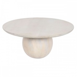 Маса за кафе Home ESPRIT Aкациево дърво 81 x 81 x 37 cm - Комплекти маси и столове