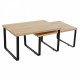 Рафтове Home ESPRIT Метал Бамбук 30 x 19,5 x 15,5 cm 2 Части