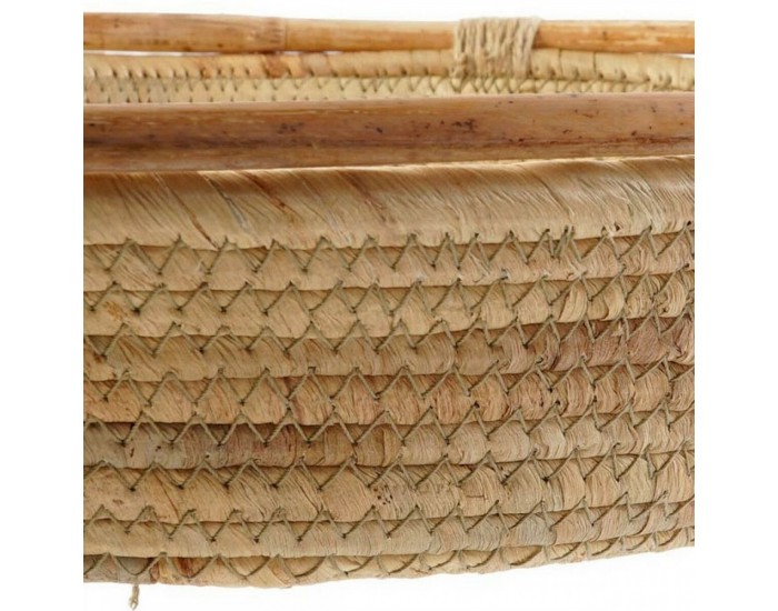Украса за център на маса DKD Home Decor 42 x 42 x 8 cm Естествен Кафяв Тропически Украса за център на маса DKD Home Decor 42 x 42 x 8 cm Естествен Кафяв Тропически