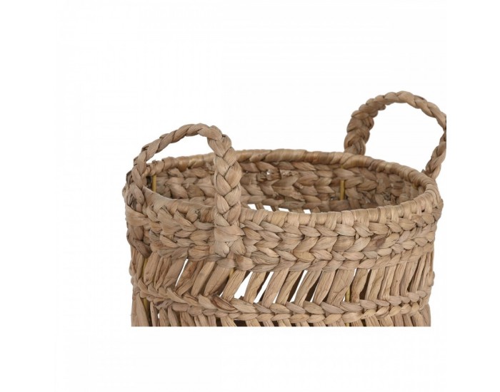 Игра на Кошници Home ESPRIT Естествен Метал Естествено влакно (3 Части)