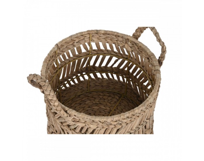 Игра на Кошници Home ESPRIT Естествен Метал Естествено влакно (3 Части)