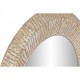 Стенно огледало Home ESPRIT Златен Модерен Гранитогрес 78 x 4 x 78 cm