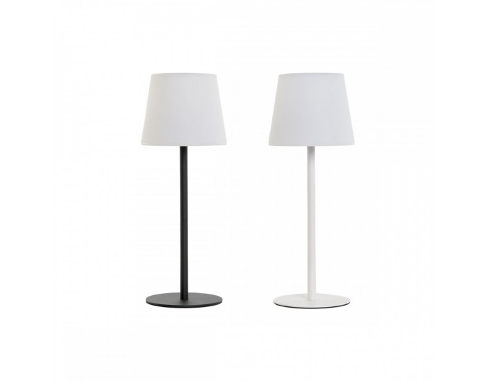 Слънчева лампа Home ESPRIT Бял Черен 15 x 15 x 40 cm Слънчева лампа Home ESPRIT Бял Черен 15 x 15 x 40 cm