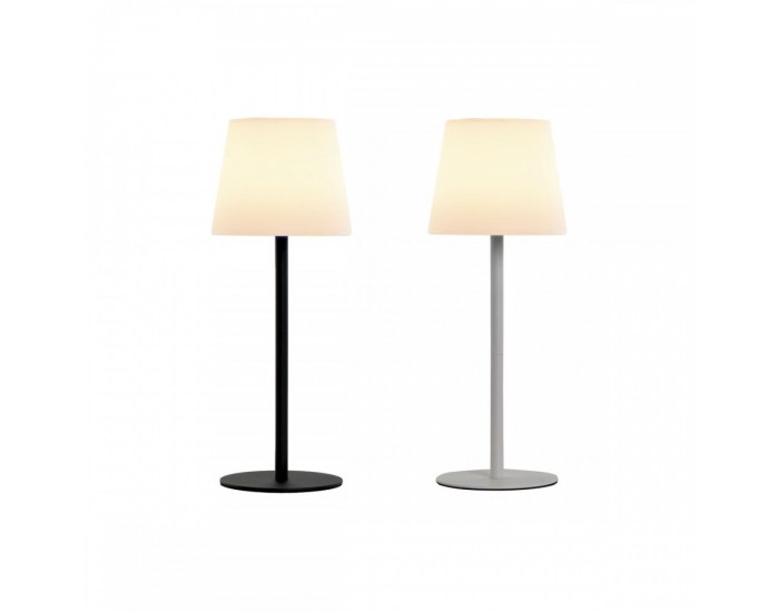 Слънчева лампа Home ESPRIT Бял Черен 15 x 15 x 40 cm Слънчева лампа Home ESPRIT Бял Черен 15 x 15 x 40 cm