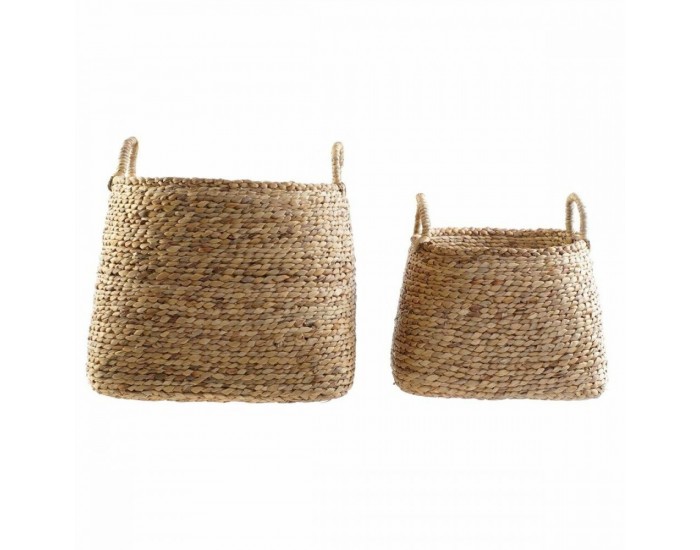 Игра на Кошници DKD Home Decor 44 x 44 x 45 cm Естествен Кафяв Boho