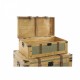 Комплект сандъци Home ESPRIT Зелен Дървен Пластно Тропически 81 x 50 x 45 cm (3 броя) Комплект сандъци Home ESPRIT Зелен Дървен Пластно Тропически 81 x 50 x 45 cm (3 броя)