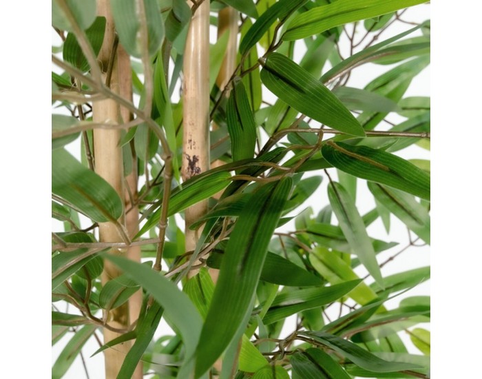 Дърво Home ESPRIT полиестер Бамбук 40 x 40 x 180 cm