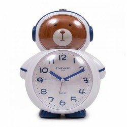 Аналогов будилник Timemark Мечка Астронавт Многоцветен Пластмаса - Часовници за стена и Будилници