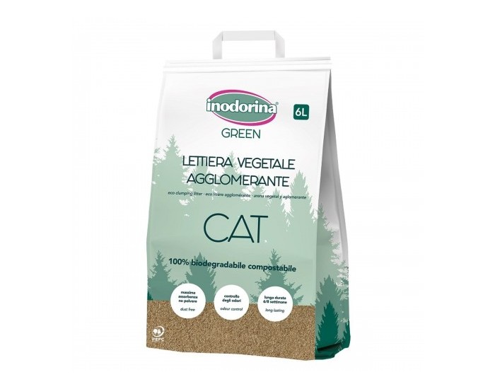 Пясък за котки Inodorina Без Парфюм 6 L