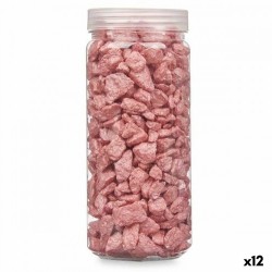 Декоративни Камъни Червен 10 - 20 mm 700 g (12 броя) - Външно осветление, Мрежи и Декорация