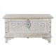 Ракла DKD Home Decor Бял Месинг Дърво манго (88 x 40 x 45 cm) Ракла DKD Home Decor Бял Месинг Дърво манго (88 x 40 x 45 cm)