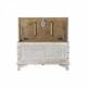 Ракла DKD Home Decor Бял Месинг Дърво манго (88 x 40 x 45 cm) Ракла DKD Home Decor Бял Месинг Дърво манго (88 x 40 x 45 cm)