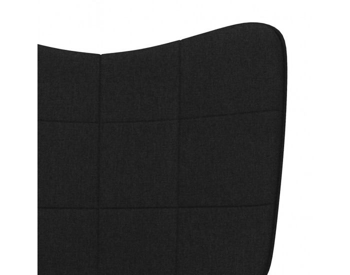 Sonata H Релаксиращ стол, черен, плат