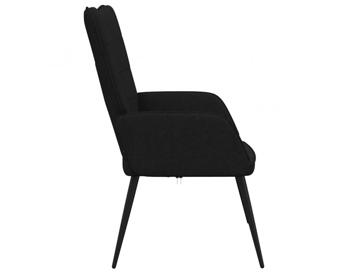 Sonata H Релаксиращ стол, черен, плат