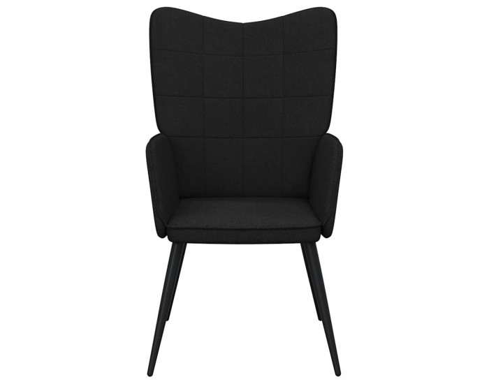 Sonata H Релаксиращ стол, черен, плат