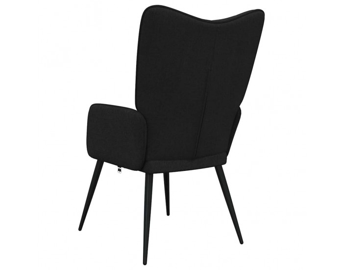 Sonata H Релаксиращ стол, черен, плат